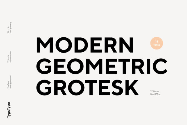 A Universal Geometric Grotesk From TypeType: TT Norms