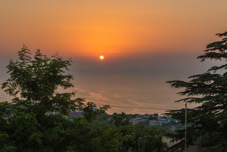 Sunset in south italy