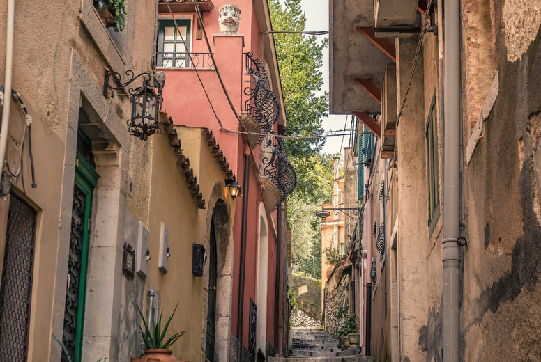 Dreamy streets of sycily