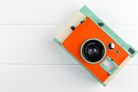 Retro Orange Camera