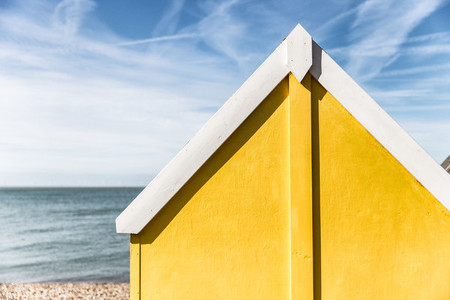 Yellow Summer Beach Hut