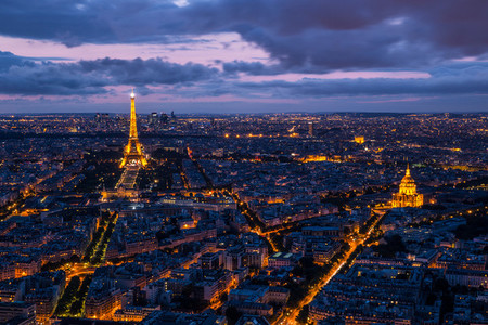 Paris Cityscape Sunset