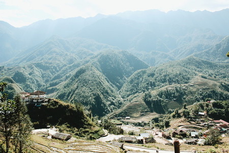 Top view of village  Vietnam 02