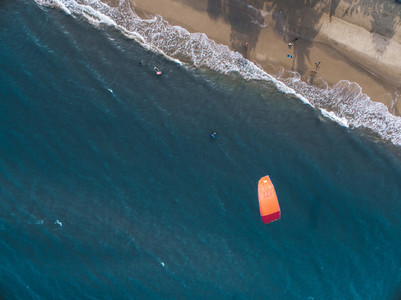 Kite Surfing Aerial Image 03