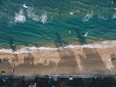 Kite Surfing Aerial Image 01