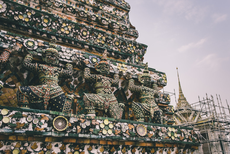 A part of Chedis  Wat Pho