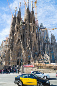 Sagrada Familia in Barcelona Sp