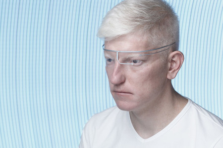 Futuristic Albino Man 10