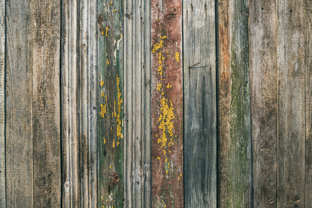 Painted old rustic pine wood board texture background