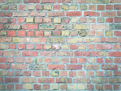 Colorful red brick wall texture