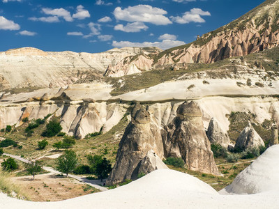 A valley in Cappadocia  Cental Turkey