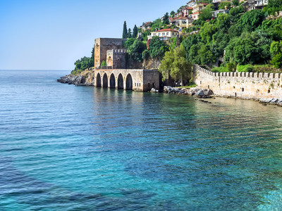Alanya fortress and the sea