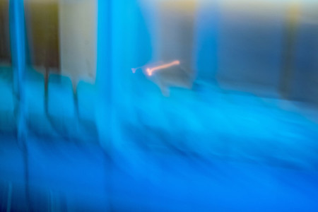 Motion movement in blue texture