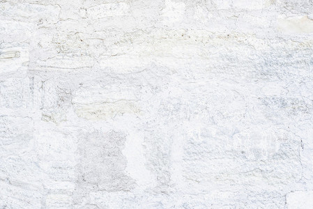 Old rough white stone wall texture