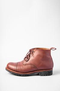 mens brown leather boot
