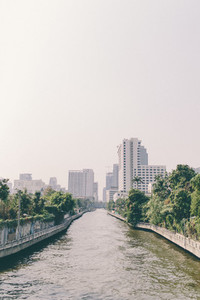 A canal of Bangkok
