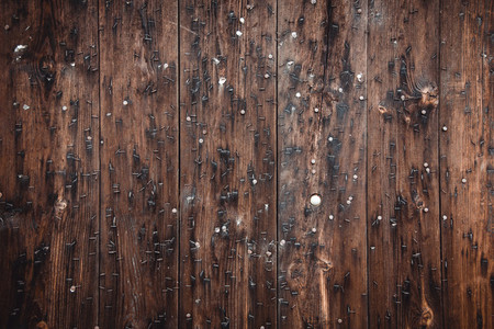 dark brown weathered wood floor