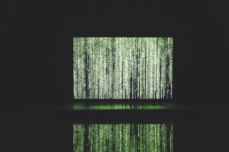 binary code cyberspace