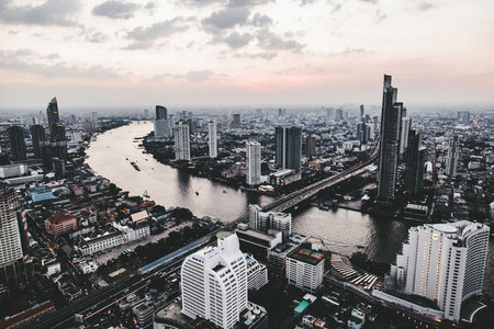 Aerial view of Bangkok 01