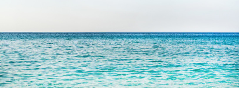 Turquoise blue water of Mediterranean sea in Alanya  Turkey