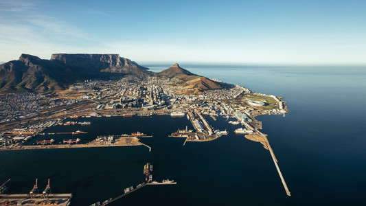 Victoria  Alfred waterfront and Cape Town harbour