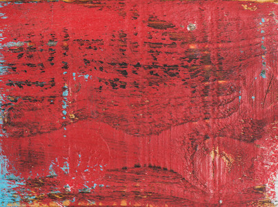 Red painted old rustic shabby wood texture
