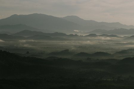 Morning mist mountain 05