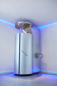 Cryotherapy capsule in cosmetology clinic