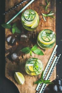 Citrus and herbs infused sassi water for detox  healthy eating