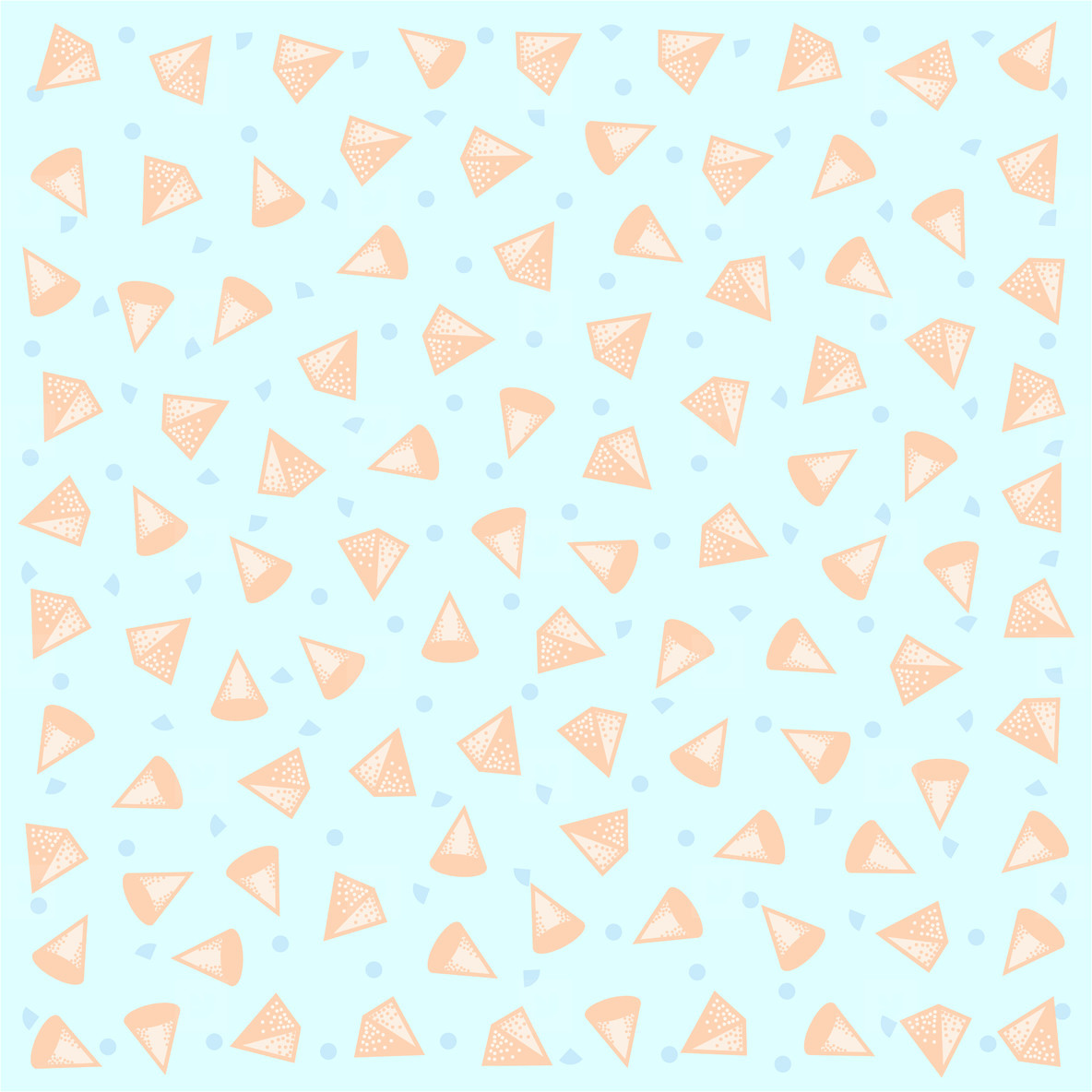 Repeating geometric vector pattern