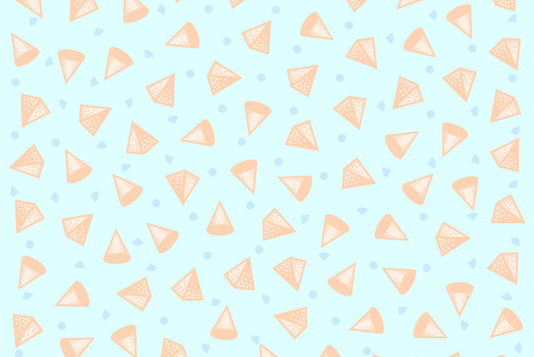 Repeating geometric vector pattern