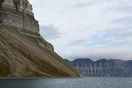 Svalbard cliff