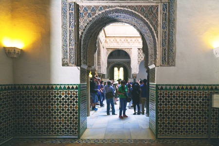 Interior Alcazar de Sevilla