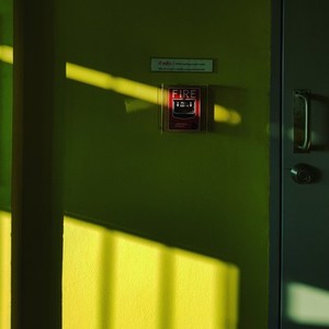 Fire alarm switch in shadow
