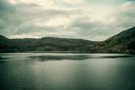 view from the belesar reservoir