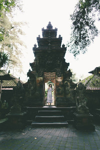 Hindu temple in Bali  Indonesia