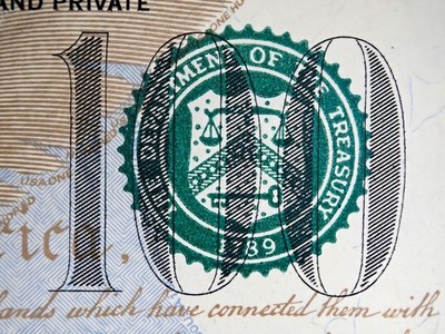 Background of US dollar bills United states money