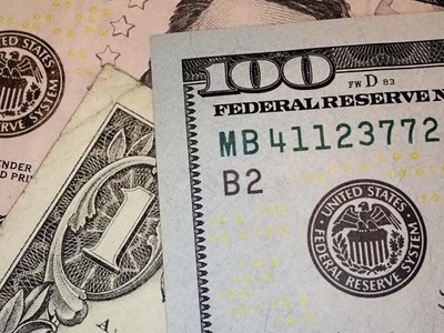 Background of US dollar bills United states money
