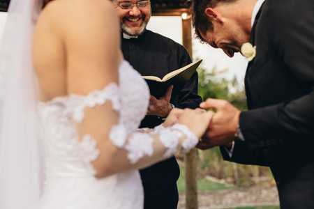 Traditional wedding ceremony rituals