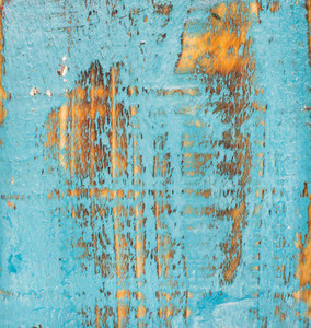 Blue painted old rustic shabby wood texture