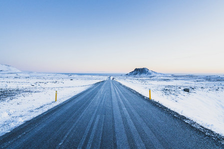 Asphalt road Iceland