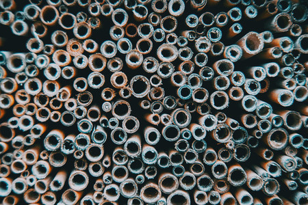 abstract texture with many small  holes