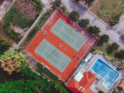 Tennis Courts from Above