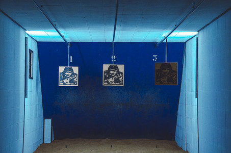 Shooting range room