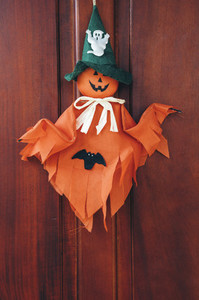 Orange Halloween Pumpkin Toy
