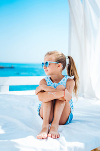 Little girl on vacation