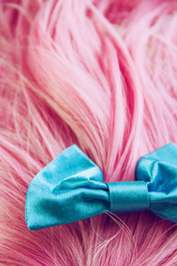 Pink hair texture