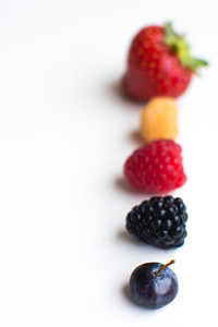 Colorful healthy fresh berries