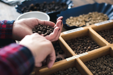 Types of roasted coffee beans