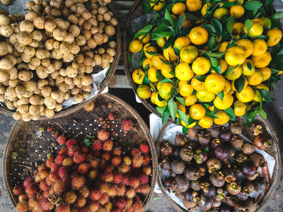 Exotic fruits at Asian market
